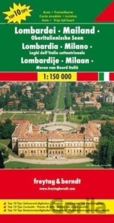 Lombardie, Miláno, Hornotalianské jazera 1: 150 000