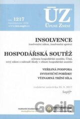 Úplné Znění - 1217 Insolvence, Ochrana hospodářské soutěže, Veřejná podpora, Významná tržní síla
