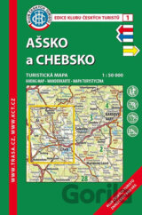 KČT 1 Ašsko a Chebsko 1:50T Turistická mapa