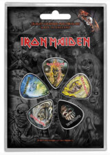 Gitarové trsátka Iron Maiden: The Faces Of Eddie set 5 ks