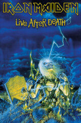 Textilný plagát - vlajka Iron Maiden: Live After Death