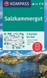 Salzkammergurt  1:50 000 / sada 2 turistických map KOMPASS 229