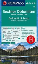 Sextener Dolomiten, Toblach, Innichen, Lienz 1:50 000