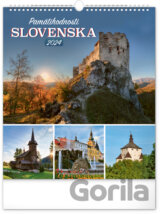 Nástenný kalendár Pamätihodnosti Slovenska 2024