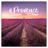 Poznámkový kalendář Provence 2024