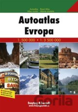 Autoatlas Evropa 1:500 000, 1:3 500 000