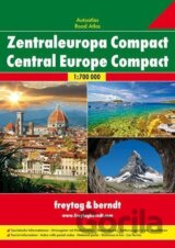 Střední Evropa Compact / autoatlas 1:700 000