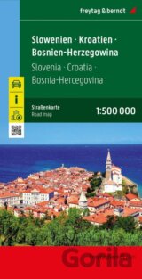 Slovinsko-Chorvatsko-Bosna-Hercegovina 1:500 000 / automapa