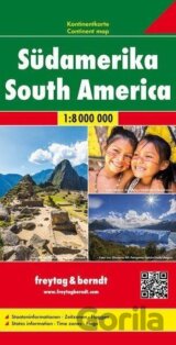 Amerika jižní 1:8 000 000 / automapa