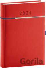Denní diář Tomy červeno–modrý, 2024
