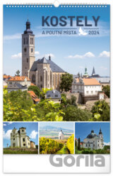 Nástěnný kalendář Kostely a poutní místa 2024