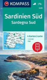Sardinie jih 1:50 000