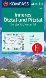 Vnitřní Ötztal a Pitztal, Gurgler Tal, Venter Tal 1:25 000
