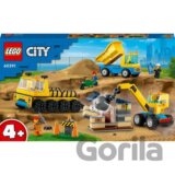 LEGO® City 60391 Stavebná dodávka a demolačný žeriav