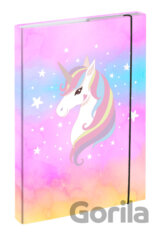 Desky na školní sešity Baagl Rainbow Unicorn