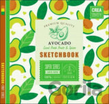 Sketchbook AVOCADO 20 x 20 cm