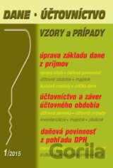 Dane, účtovníctvo 1/2015