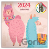 Poznámkový kalendár Happy Lammas 2024