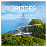 Poznámkový kalendár Bridges 2024