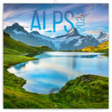 Poznámkový kalendár Alps 2024