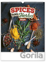 Nástěnný kalendář Spice and Herbs 2024