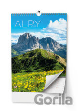 Nástěnný kalendář Alpy 2024