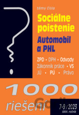 1000 riešení č. 7-9 / 2023 - Sociálne poistenie - zmeny