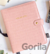 Zápisník v koženom obale - ružový