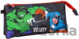 Trojitý školský peračník na tužky Marvel - Avengers: Je čas hrdinov (23 x 12 x 2 cm)