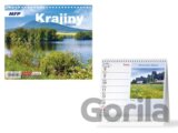 Stolní kalendář Mini Krajiny 2024