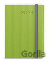 Týdenní diář 2024 Oskar Vigo A5 zelená