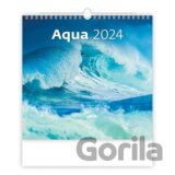 Kalendář nástěnný 2024 - Aqua