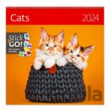 Kalendář nástěnný 2024 - Cats