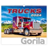 Kalendář nástěnný 2024 - Trucks