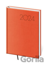 Diář 2024 týdenní A5 Print Pop - oranžová