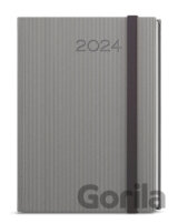 Týdenní diář 2024 Oskar Vigo A5 šedá
