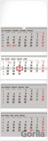 Nástenný kalendár 4-mesačný štandard skladací 2024
