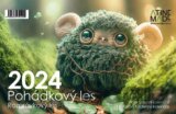 Kalendář 2024: Pohádkový les, stolní, týdenní