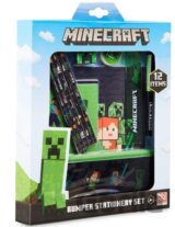Set 12 školských potrieb Minecraft: Characters