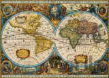 Historická mapa sveta (drevené puzzle)