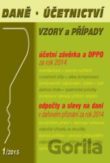 Daně, účetnictví 1/2015