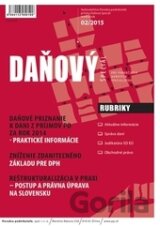 Daňový špeciál 2/2015