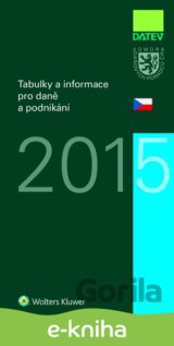 Tabulky a informace pro daně a podnikání 2015