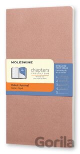 Moleskine – Chapters ružový zápisník