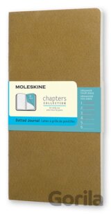Moleskine – Chapters žltohnedý zápisník