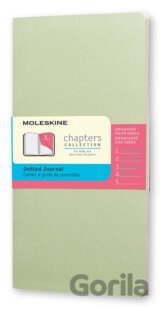 Moleskine – Chapters zelený zápisník
