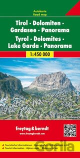 Tirol, Dolomiten, Gardasee, Panorama 1:450000