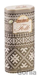 Čaj Basilur - svetr Black and White 100g plech