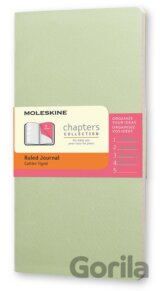 Moleskine – Chapters zelený zápisník