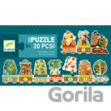 Postupové puzzle: Počítam,